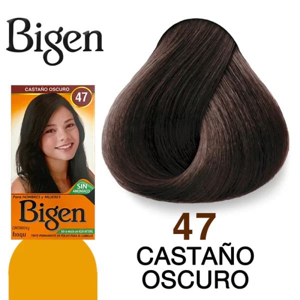 Tinte Para Cejas Bigen #47 Castaño Oscuro