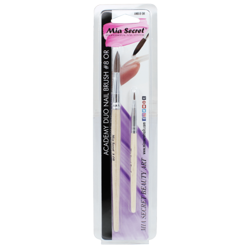 ANB-8OR M.S. ACADEMY DUO NAIL BRUSH MIA SECRET