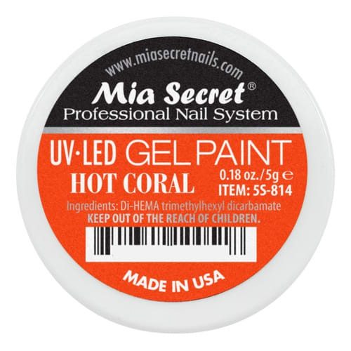 GEL PAINT HOT CORAL 5GR MIA SECRET