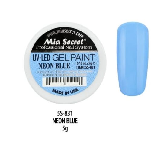 GEL PAINT NEON BLUE 5GR MIA SECRET