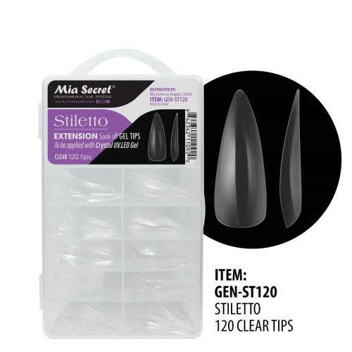 TIPS GEL X STILETTO 120UN MIA SECRET